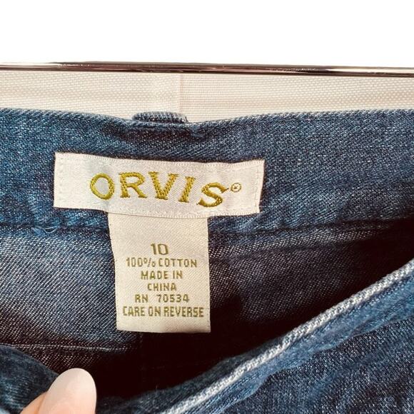 Women's Orvis Jeans Straight Leg Size 10 - Picture 6 of 9